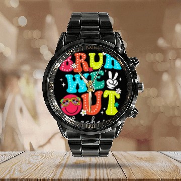 Discover Bruh We Out Teachers End Of School Year Teacher Calendar Steel Band Watch