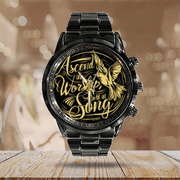 Discover Prayer Songs Jesus Christ Religious Music Praise Calendar Steel Band Watch