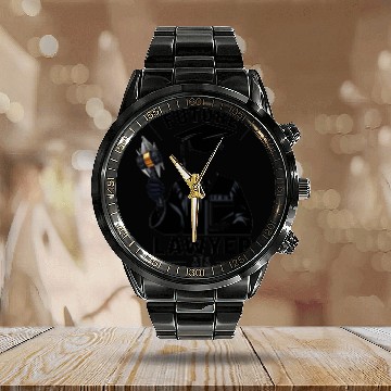 Discover Future Legal Eagle Calendar Steel Band Watch