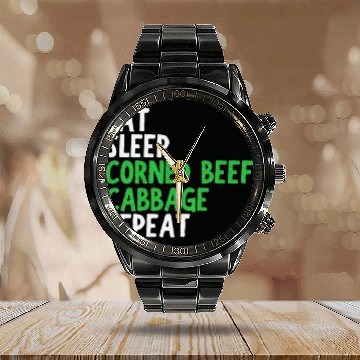 Discover I Need Pizza Pizza Baker Food Lover Calendar Steel Band Watch