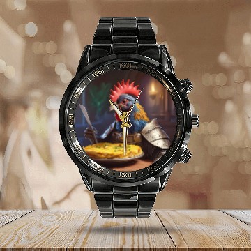 Discover High Crested Member of the Royal Dawn Patrol Calendar Steel Band Watch