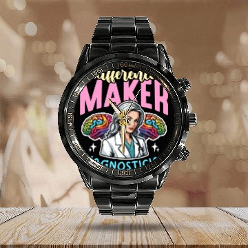 Discover School Psych Difference Maker School Counselor Calendar Steel Band Watch