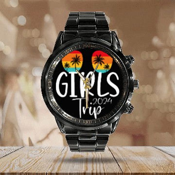 Discover hello teacher Happy day preschool summer student Calendar Steel Band Watch