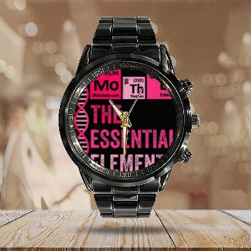 Discover Mother Element Mom Chemistry Teacher Calendar Steel Band Watch