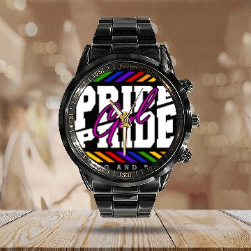Discover Love Is Love Pride Colors Of Rainbow Equality fun Calendar Steel Band Watch