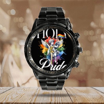 Discover Love Is Love Pride Colors Of Rainbow Equality fun Calendar Steel Band Watch