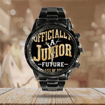 Discover Officially A Junior Future Class of 2026 Calendar Steel Band Watch