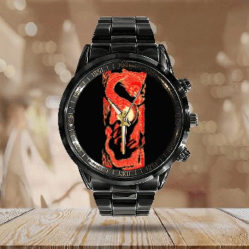 Discover Japanese Dragon Sunset Tattoo Calendar Steel Band Watch