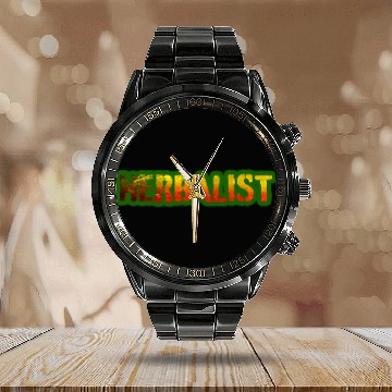 Discover Patriotic Reggae Clothing Rasta Premium Calendar Steel Band Watch
