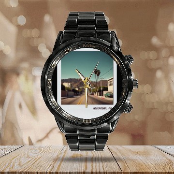 Discover Mono Enterprises "Travels" - Hollywood ed. #2 Calendar Steel Band Watch