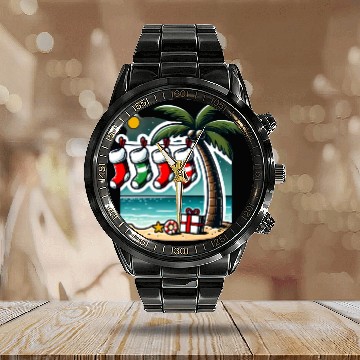 Discover Its Christmas in July folks! Calendar Steel Band Watch