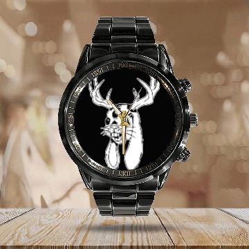 Discover Believe Jackalope Jackrabbit Lovers Calendar Steel Band Watch