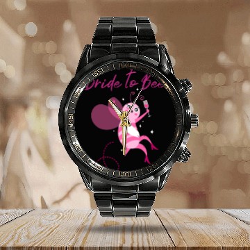 Discover Bride to bee Calendar Steel Band Watch