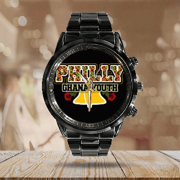 Discover Philly Ghana Youth Bell Rose Calendar Steel Band Watch