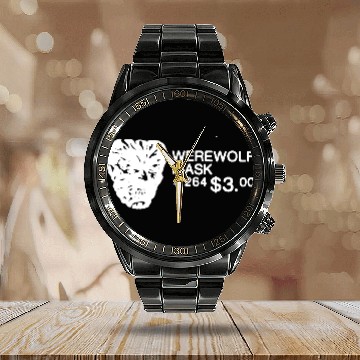 Discover WEREWOLF MASK - W Calendar Steel Band Watch