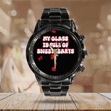 Discover my class is full of sweethearts Calendar Steel Band Watch