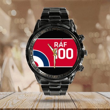 Discover Royal Force Year Anniversary Calendar Steel Band Watch