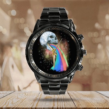 Discover Goth Rock Satan Unicorn Festivals Death Metal Calendar Steel Band Watch