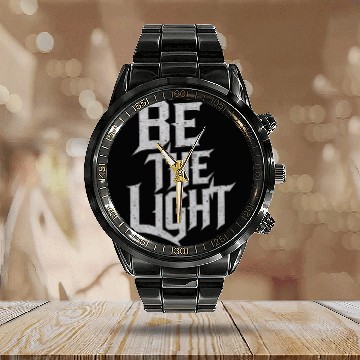 Discover Inspiring design Be the light Calendar Steel Band Watch