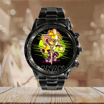 Discover BANANA Calendar Steel Band Watch
