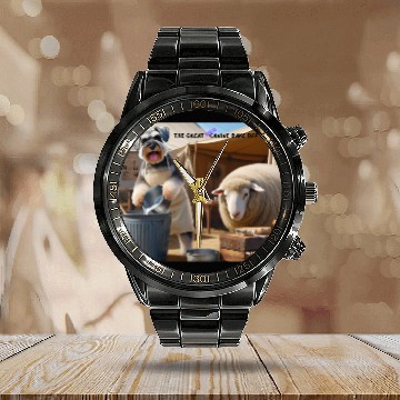 Discover Cool and funny Calendar Steel Band Watch