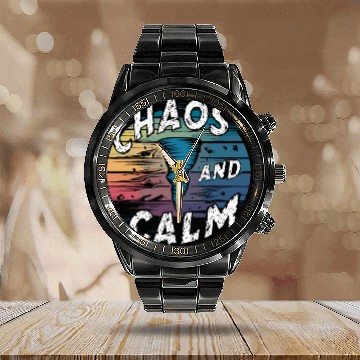 Discover Tornado Chasing Adventures: Embrace Nature's Fury Calendar Steel Band Watch