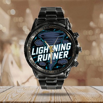 Discover Tornado Chasing Adventures: Embrace Nature's Fury Calendar Steel Band Watch