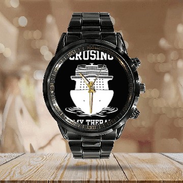 Discover Funny Cruise Carnival Cruising Sea Classic Calendar Steel Band Watch