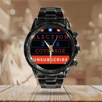 Discover Presidential Election 2024 Coverage Unsubscribe Calendar Steel Band Watch