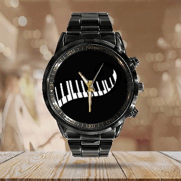 Discover Keyboard Music Bass Note Piano Keys Party Design Calendar Steel Band Watch