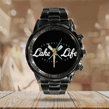 Discover Crystal Vintage Boating Paddle Calendar Steel Band Watch