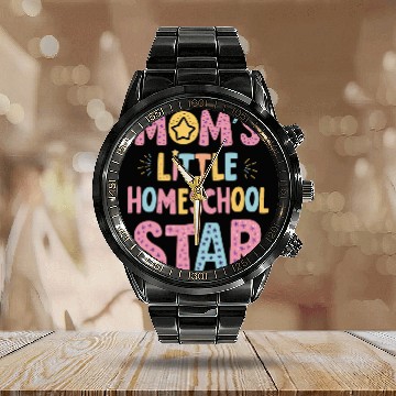 Discover Embrace The Homeschool Journey With Your Calendar Steel Band Watch