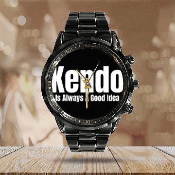 Discover Kendo Is Always A Good Idea Ninjutsu Fencing Calendar Steel Band Watch