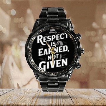 Discover Mobster Gangster Mafia Organized Crime Boss Calendar Steel Band Watch