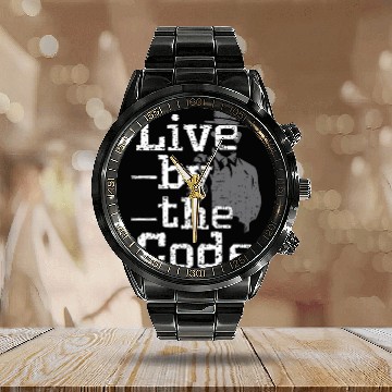 Discover Mobster Gangster Mafia Organized Crime Boss Calendar Steel Band Watch