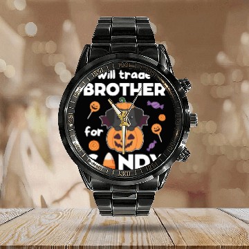Discover Labrador Halloween Trade Brother For Candy Calendar Steel Band Watch