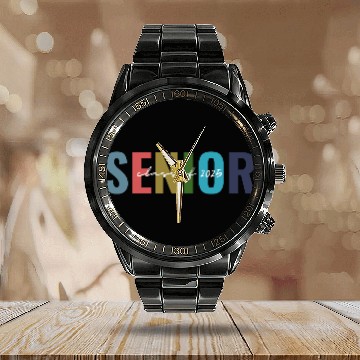Discover Class of 2025 senior graduation back to school Calendar Steel Band Watch