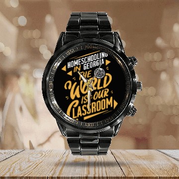 Discover Georgia Homeschool Adventures Georgia Calendar Steel Band Watch