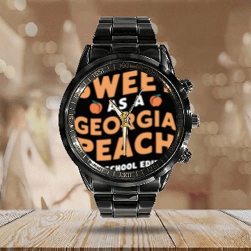 Discover Georgia Homeschool Adventures Georgia Calendar Steel Band Watch