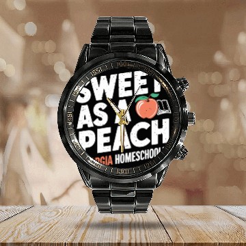 Discover Georgia Homeschool Adventures Georgia Calendar Steel Band Watch