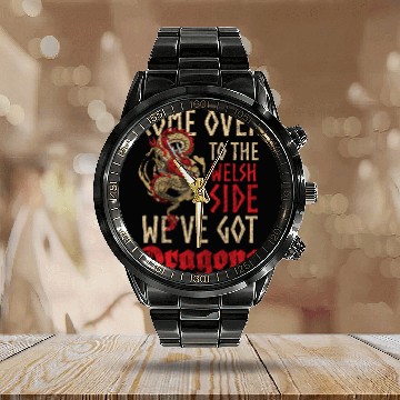 Discover Dragon China Fantasy Calendar Steel Band Watch
