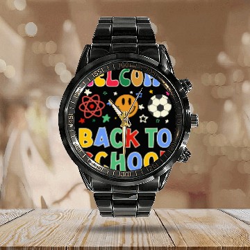 Discover Welcome Back to School Calendar Steel Band Watch