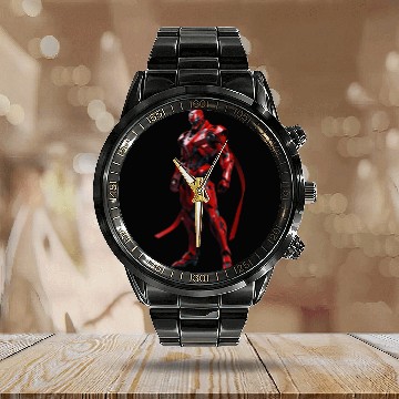 Discover Default Humanfaced Robot villain robot character Calendar Steel Band Watch