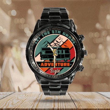 Discover Let the 5th Grade Adventure Begin Fifth Grade Teac Calendar Steel Band Watch