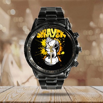 Discover Urban Style Painting Calendar Steel Band Watch