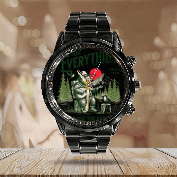 Discover Christian Bible Verse Bear Let Everything That Bre Calendar Steel Band Watch