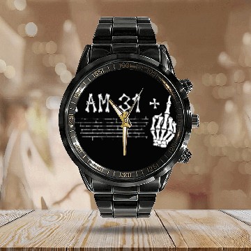 Discover I Am 31 Plus Middle Finger - 32nd Birthday Calendar Steel Band Watch