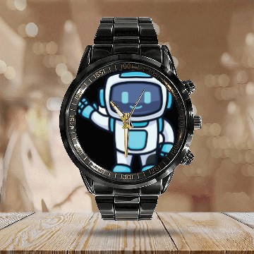 Discover THANK YOU Calendar Steel Band Watch