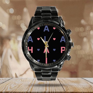 Discover Kamala Harris Love Calendar Steel Band Watch