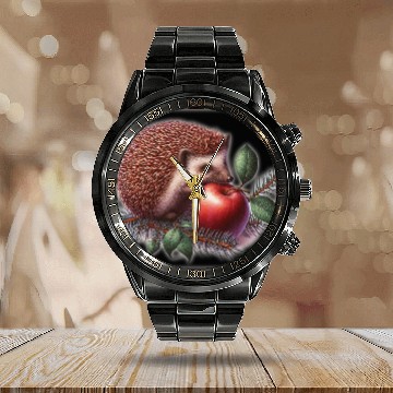 Discover Most Cute And Fluffy Animals Calendar Steel Band Watch